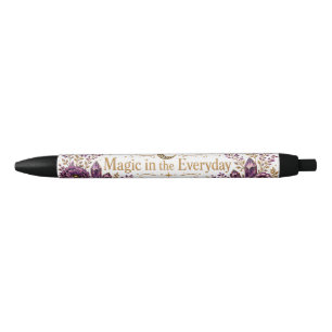 Caneta Preta Magia no Cotidiano (Branco)