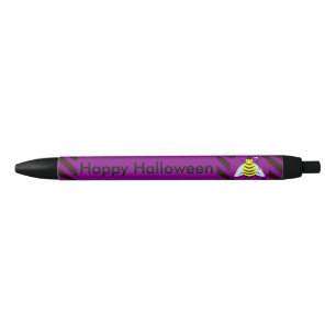 Caneta Preta Mágica de Abelhas do Halloween Roxo e Greve Negra
