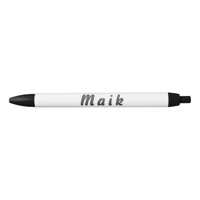 Caneta Preta Maik Kugelschreiber (Frente)