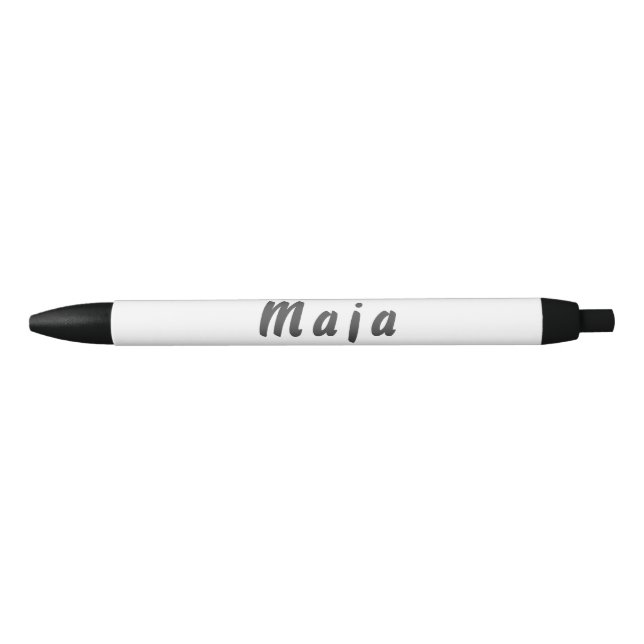 Caneta Preta Maja Kugelschreiber (Frente)