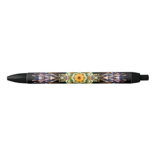Caneta Preta Mandala dos fogos-de-artifício