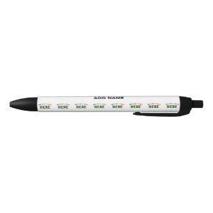 CANETA PRETA MARCA VERIFICADA BRANCA PERSONALIZÁVEL MODERNA
