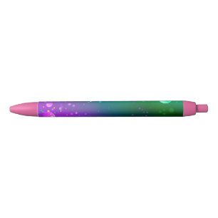 Caneta Preta Mardi Gras Festivo Purple Background