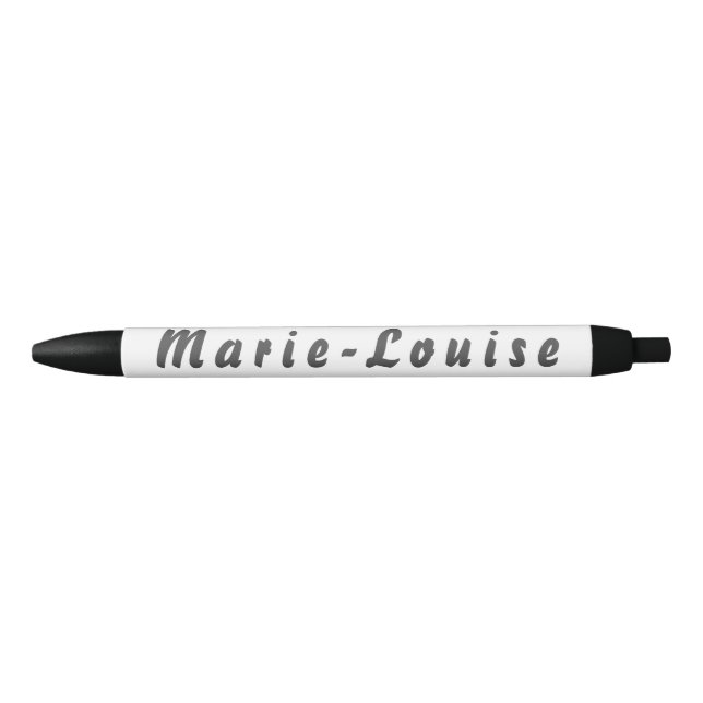 Caneta Preta Marie-Louise Kugelschreiber (Frente)