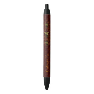 Caneta Preta Mehndi Ganesha (vermelho)