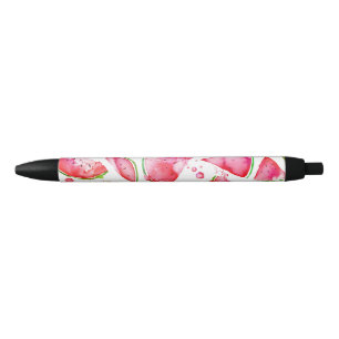 Caneta Preta Melancia Aquarela 1