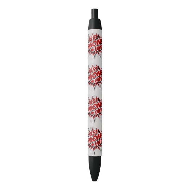 Caneta Preta Melhor Mãe Nunca (Frente Vertical)