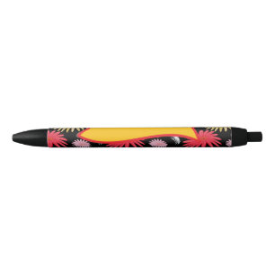 Caneta Preta Melhor Pai do Mundo Presente de Tipografia Persona