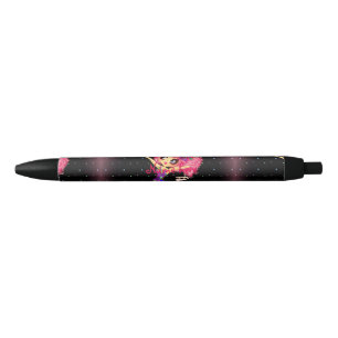 Caneta Preta Menina em Icessionária da Boneca personalizada