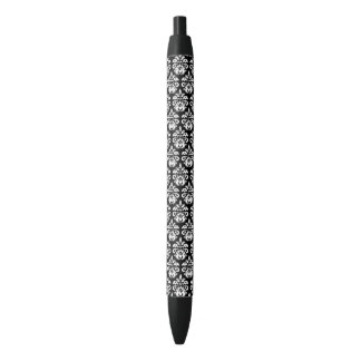Caneta Preta Menino branco e preto elegante