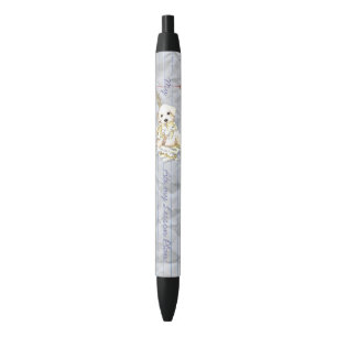 Caneta Preta Meu Bichon Comeu Meu Plano De Lição