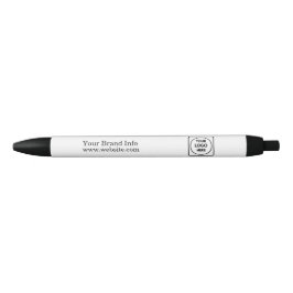 Caneta Preta Moderno Minimalista | Design de Logotipo Corporati