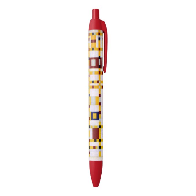 Caneta Preta Mondrian - Broadway Boogie Woogie (parte de inferior (Vertical))