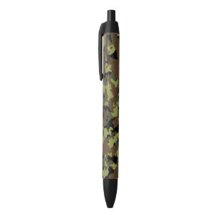Caneta Preta Moss Green Camo