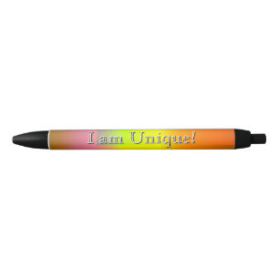 Caneta Preta Motivação e autoconfiança - Eu sou Única