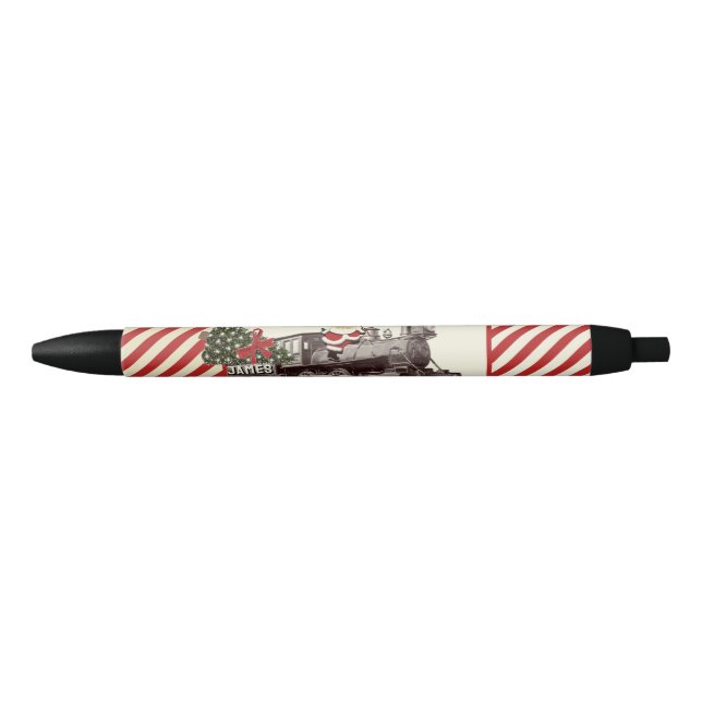 Caneta Preta Motor a vapor dos comboios-modelo (Frente)