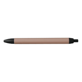 Caneta Preta Mousse de Mocha Cor Sólida Elegante Tendência