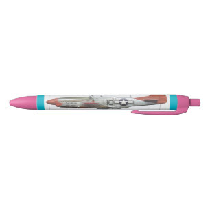 CANETA PRETA MUSTANG P-51