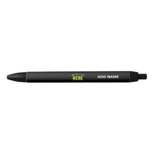 CANETA PRETA NA MODA MODERNO PERSONALIZÁVEL NEGRO VERIFICADO CO