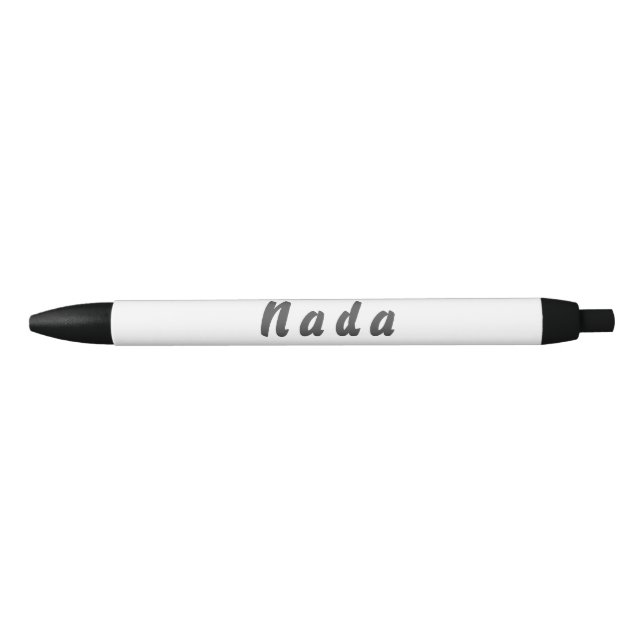 Caneta Preta Nada Kugelschreiber (Frente)