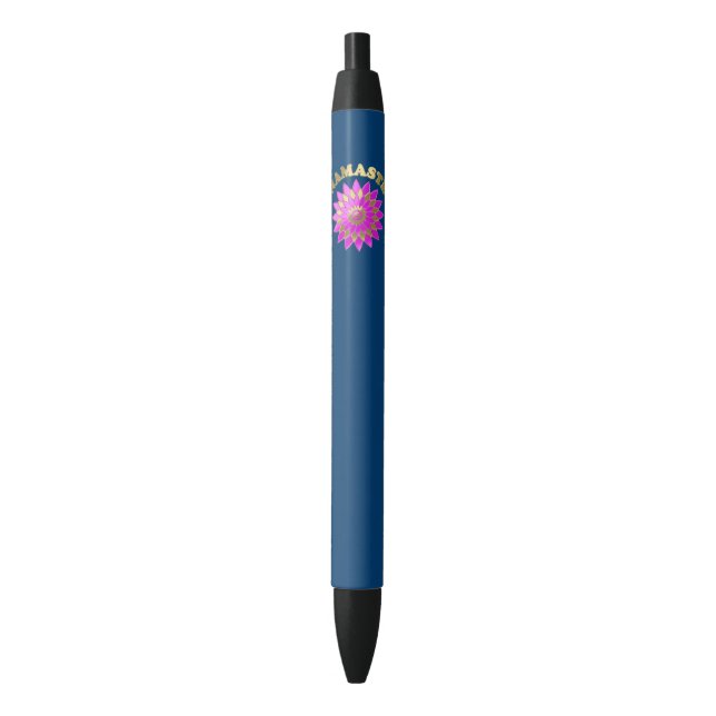 Caneta Preta Namaste (Frente Vertical)
