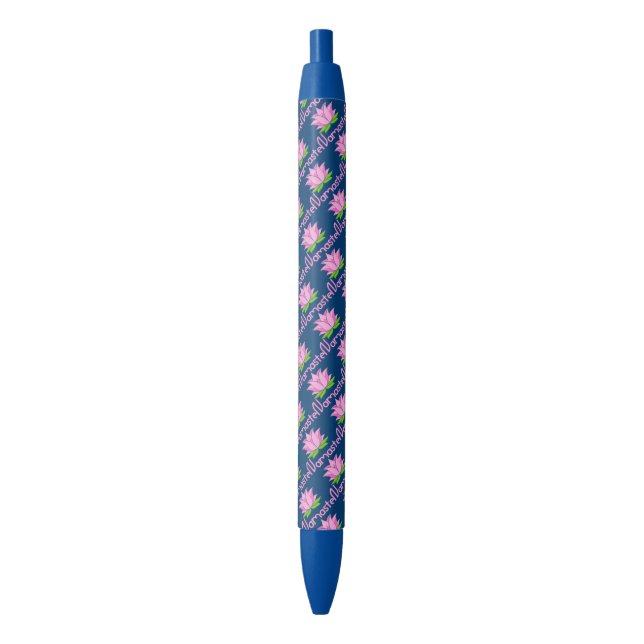 Caneta Preta Namaste (Frente Vertical)