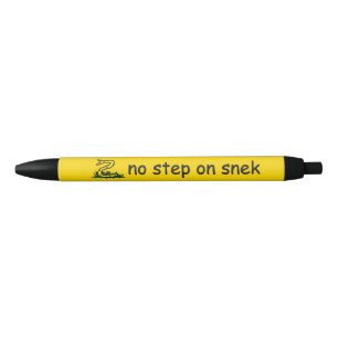 Caneta Preta Nenhum passo no meme da snek Gadsden SnekRight ama