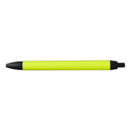 Caneta Preta Neon Chartreuse Sólido Cor | Cor da tendência