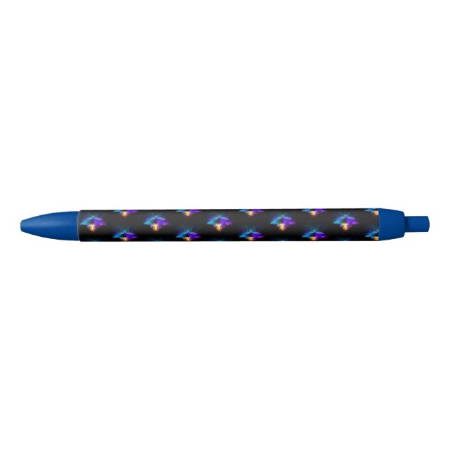Caneta Preta Neon Firefly a preto (Frente)