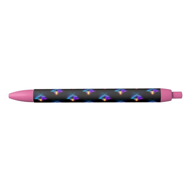 Caneta Preta Neon Firefly a preto (Frente)