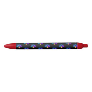 Caneta Preta Neon Firefly a preto