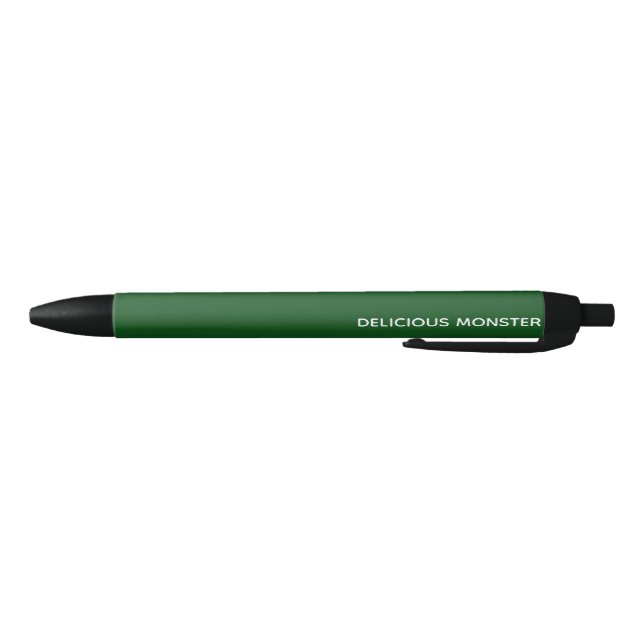 Caneta Preta Nome de cor verde do Monster delicioso (Parte Inferior)