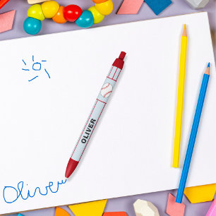 Caneta Preta Nome do esporte de baseball