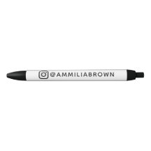 Nome do IG Personalizado Preto | Presente Personal