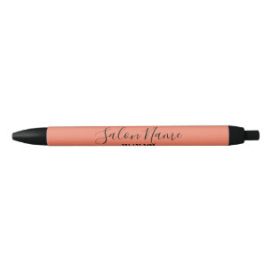 Caneta Preta Nome do Salmão Comercial Salmão Elegante Número