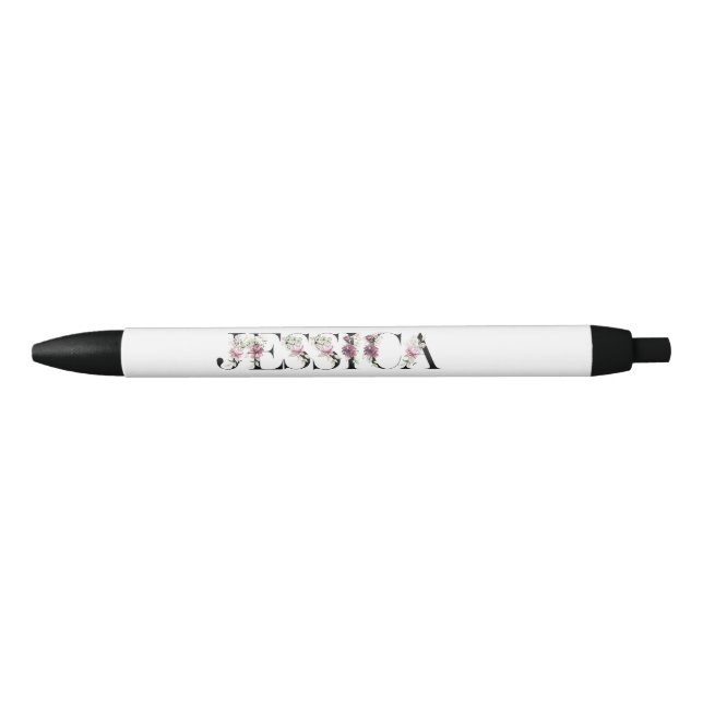 Caneta Preta Nome Jessica. (Frente)