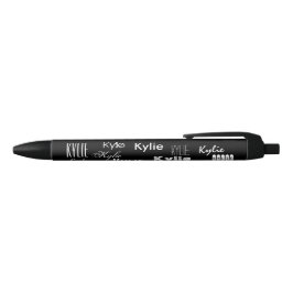 Caneta Preta Nome Personalizado