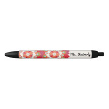 Nome Personalizado da Flor Floral Colorida Red Lot