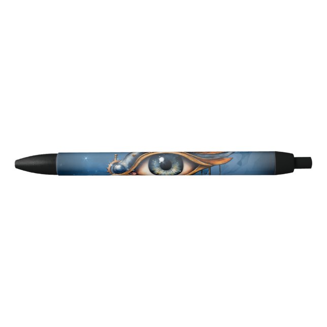 Caneta Preta Olhos do Universo (Frente)