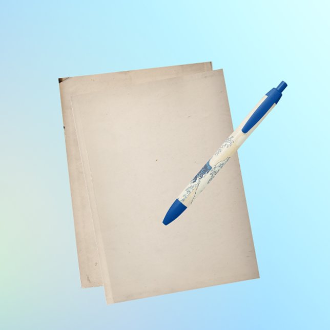 Caneta Preta Onda do Excelente - Arte japonesa (Criador carregado)