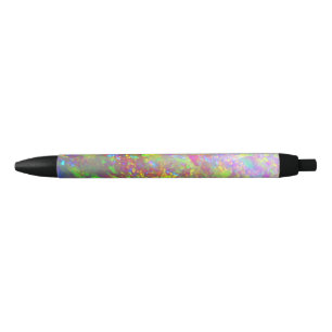 Caneta Preta Opala Brasileira Falln Rainbow