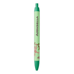 Caneta Preta Óptica de desenho animado de orangotango, um bebê