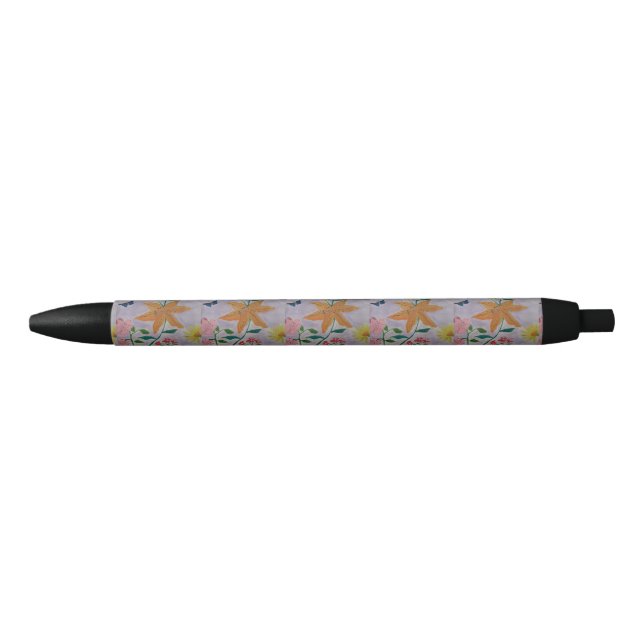 Caneta Preta Orange Lily (Frente)