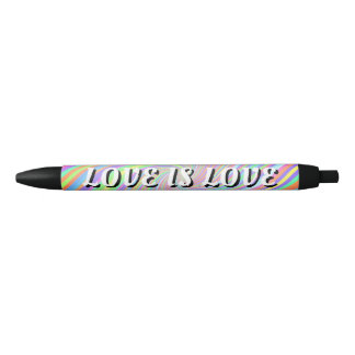 Caneta Preta Orgulho Love Is Love