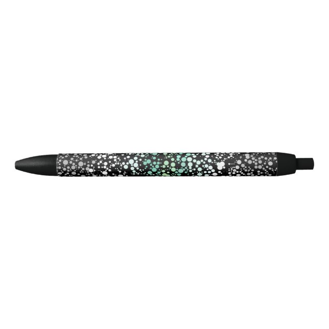 Caneta Preta Orgulho Paragênero Mod Retro Excêntrico Boho (Frente)