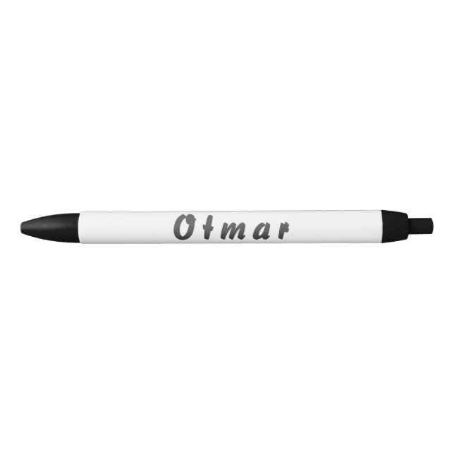 Caneta Preta Otmar Kugelschreiber (Frente)