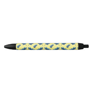 Caneta Preta Outono Azul