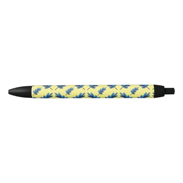 Caneta Preta Outono Azul (Frente)