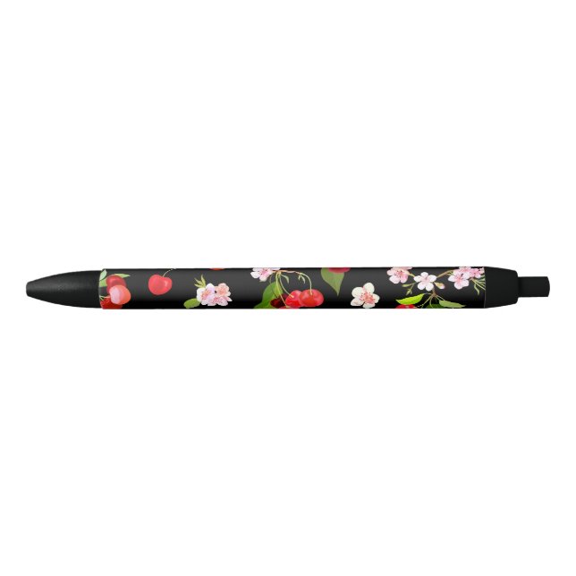 Caneta Preta Padrão Cherry 2 (Frente)