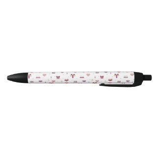 Caneta Preta Padrão de amor do namorados